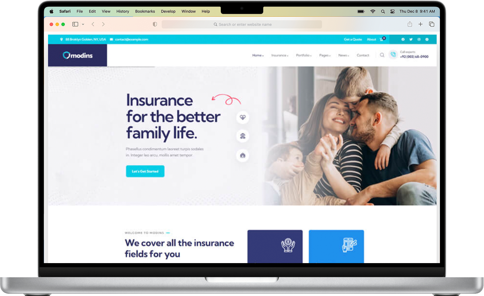 insurance-web-screenshot