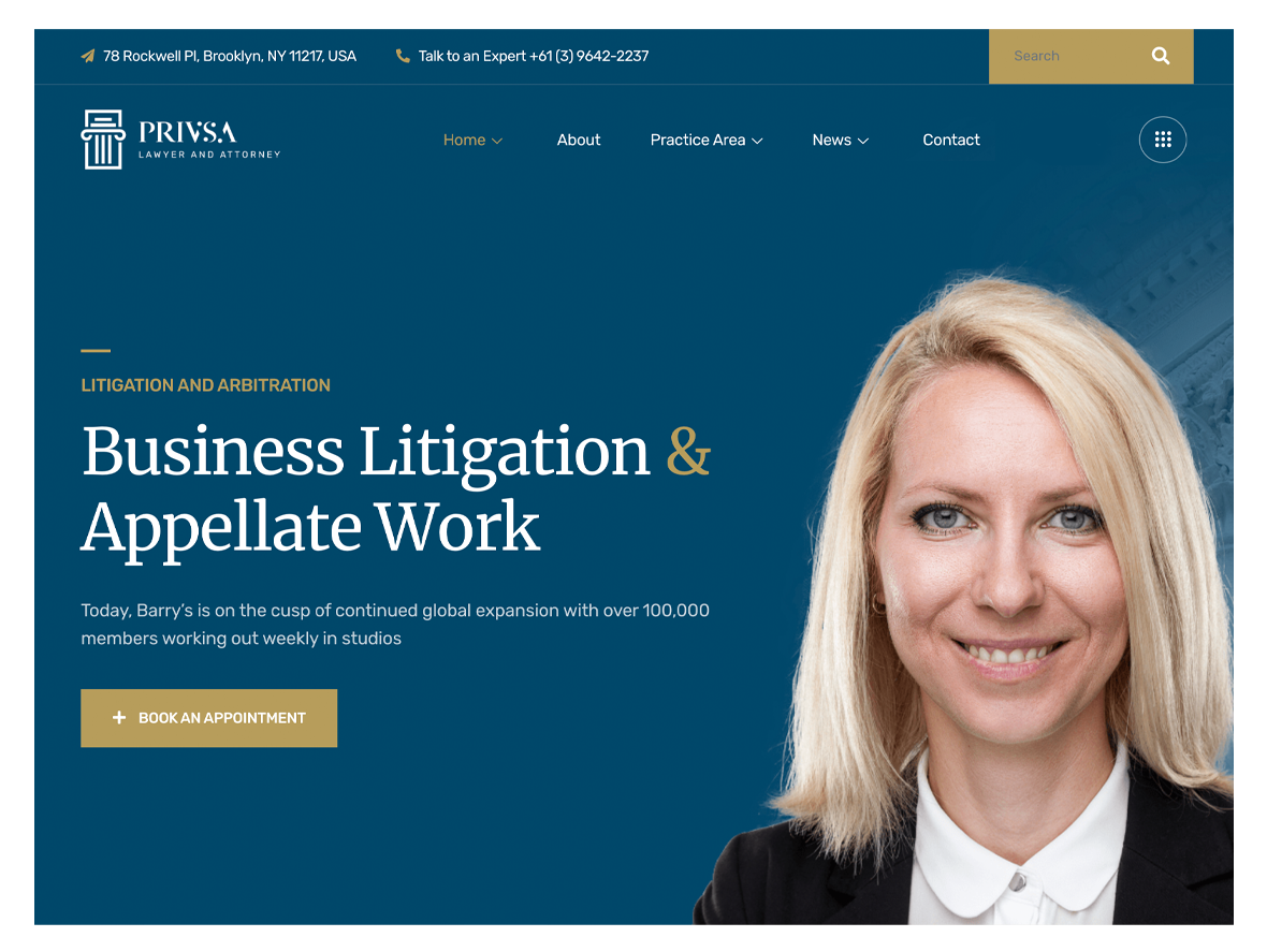 privsa-law-website-screenshot